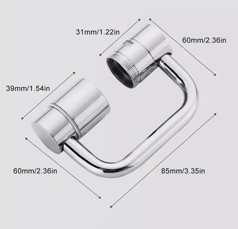 🚰Universal sink faucet✨1080° Rotatable Faucet Aerator Extension