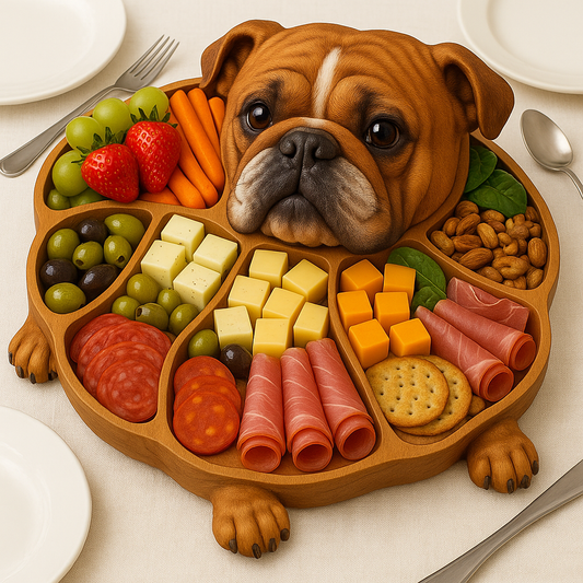 😍🐶Super cute dog shaped deli dinner plate