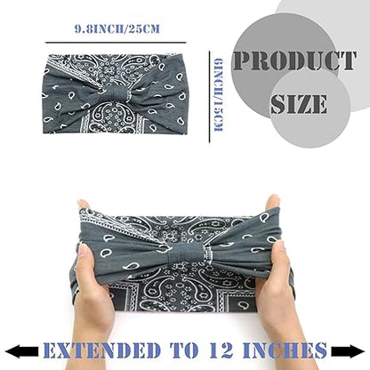 🎁Last Day 🎉Boho Paisley Printed Wide HeadBand