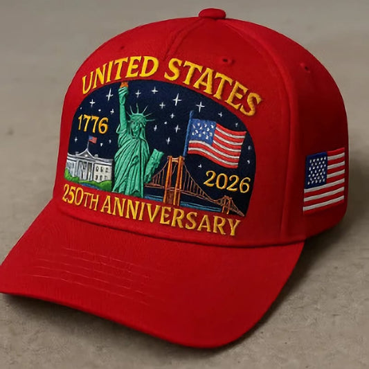 Eagle & Liberty – United States 250th Anniversary Hat🎁
