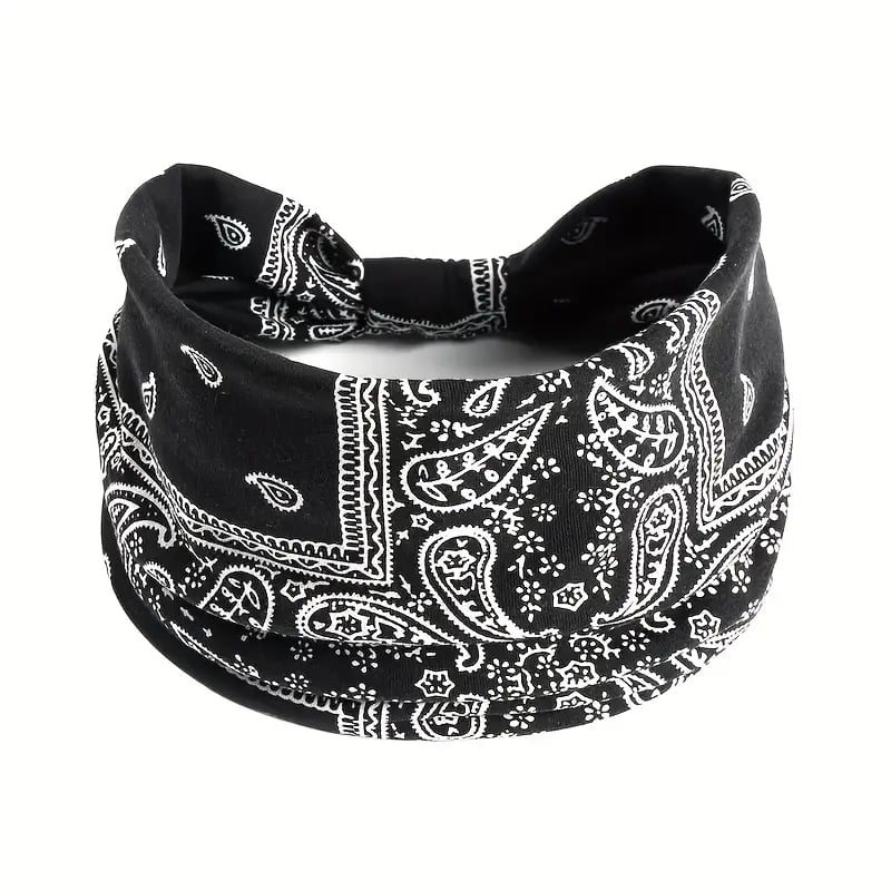 🎁Last Day 🎉Boho Paisley Printed Wide HeadBand