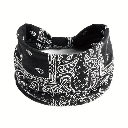 🎁Last Day 🎉Boho Paisley Printed Wide HeadBand