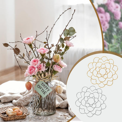 🌸Stainless Steel Floral Grid Organizer♻️