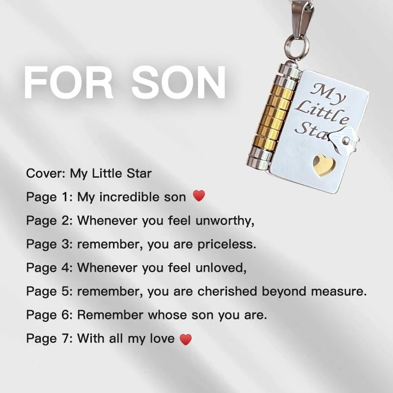 🏆Flash Sale⚡ 50K+ SOLD! ❤️‍🔥✨My Little Star Book Necklace for Daughter / Son