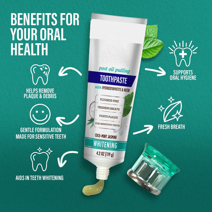 🔥$19.99 ONLY TODAY!!🎁Clearance Sale - Non Fluoride, Hydroxyapatite, Whitening Toothpaste