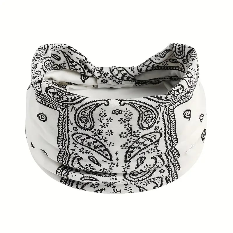 🎁Last Day 🎉Boho Paisley Printed Wide HeadBand