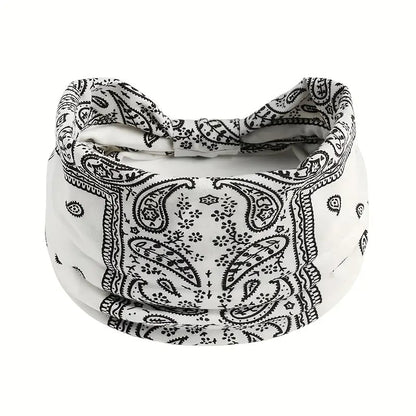 🎁Last Day 🎉Boho Paisley Printed Wide HeadBand