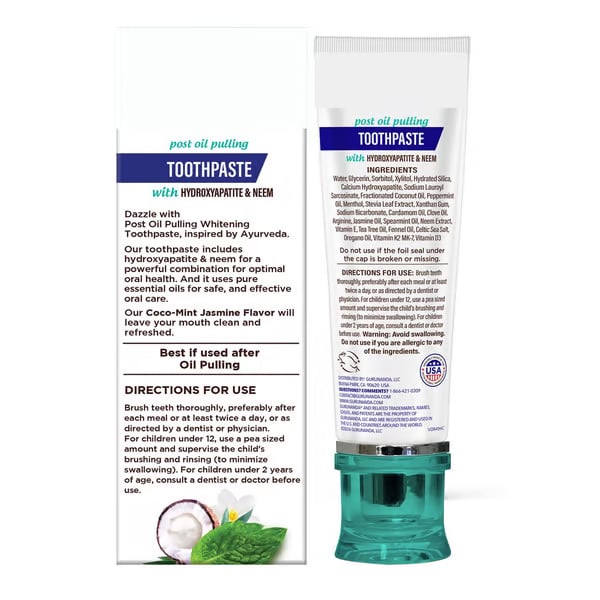 🔥$19.99 ONLY TODAY!!🎁Clearance Sale - Non Fluoride, Hydroxyapatite, Whitening Toothpaste