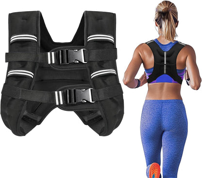 Weighted Vest with Two Adjustment Straps Men Women