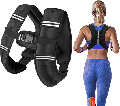 Weighted Vest with Two Adjustment Straps Men Women