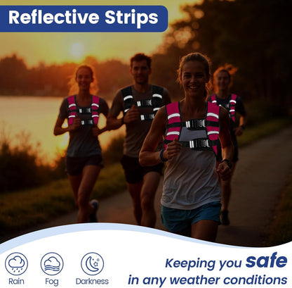 Weighted Vest with Two Adjustment Straps Men Women