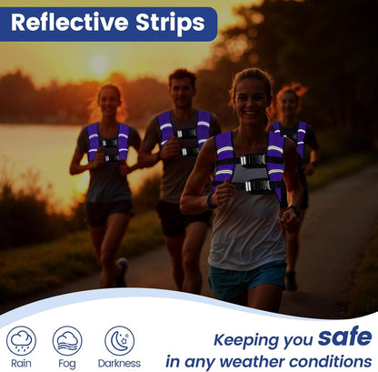 Weighted Vest with Two Adjustment Straps Men Women