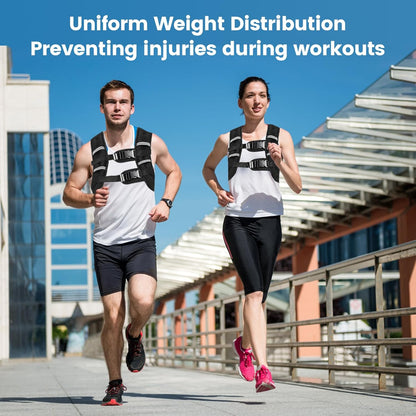 Weighted Vest with Two Adjustment Straps Men Women