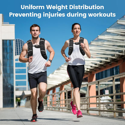 Weighted Vest with Two Adjustment Straps Men Women