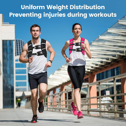 Weighted Vest with Two Adjustment Straps Men Women