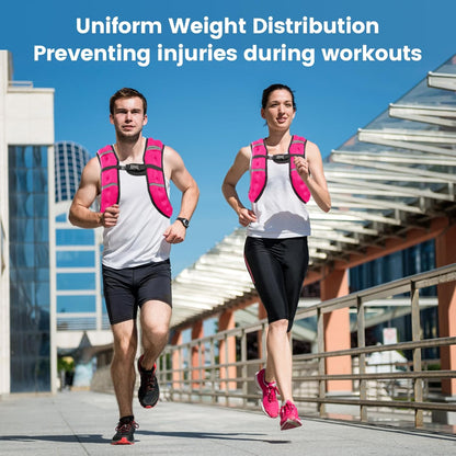 Weighted Vest with Two Adjustment Straps Men Women
