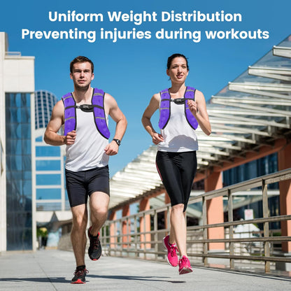 Weighted Vest with Two Adjustment Straps Men Women