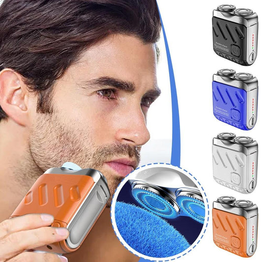 🎁Portable Rotary Dual Ring Electric Shaver
