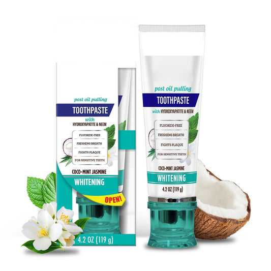 🔥$19.99 ONLY TODAY!!🎁Clearance Sale - Non Fluoride, Hydroxyapatite, Whitening Toothpaste