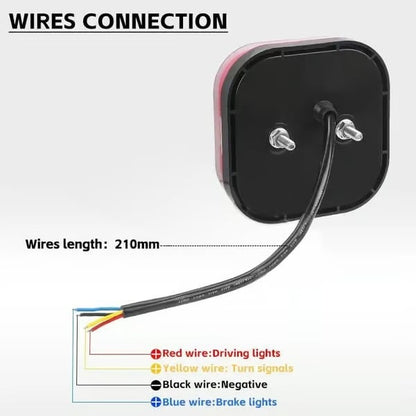 Hot Sale 🎁 49% OFF!! 🔥 Light-guiding Square LED Trailer Taillights