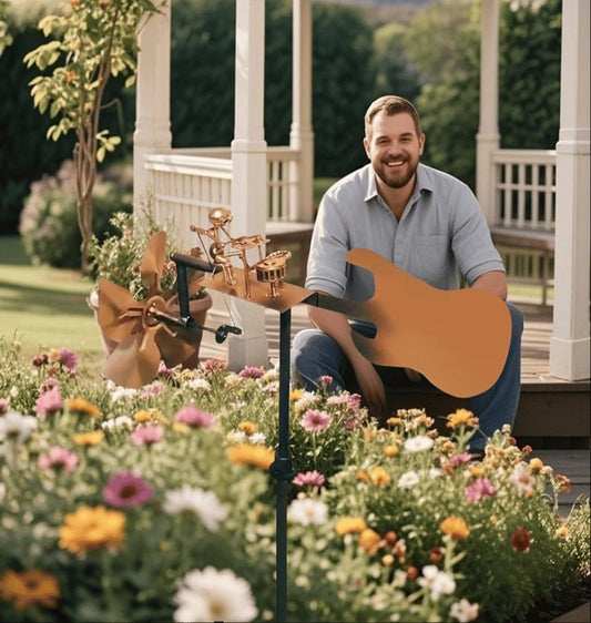 🔥Last Day: 49% OFF🔥 Handmade Metal Rock Band Windmill