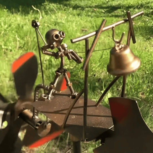 🔥Last Day: 49% OFF🔥 Handmade Metal Rock Band Windmill