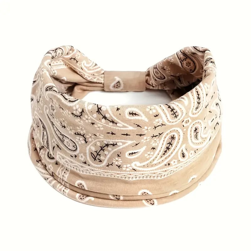 🎁Last Day 🎉Boho Paisley Printed Wide HeadBand