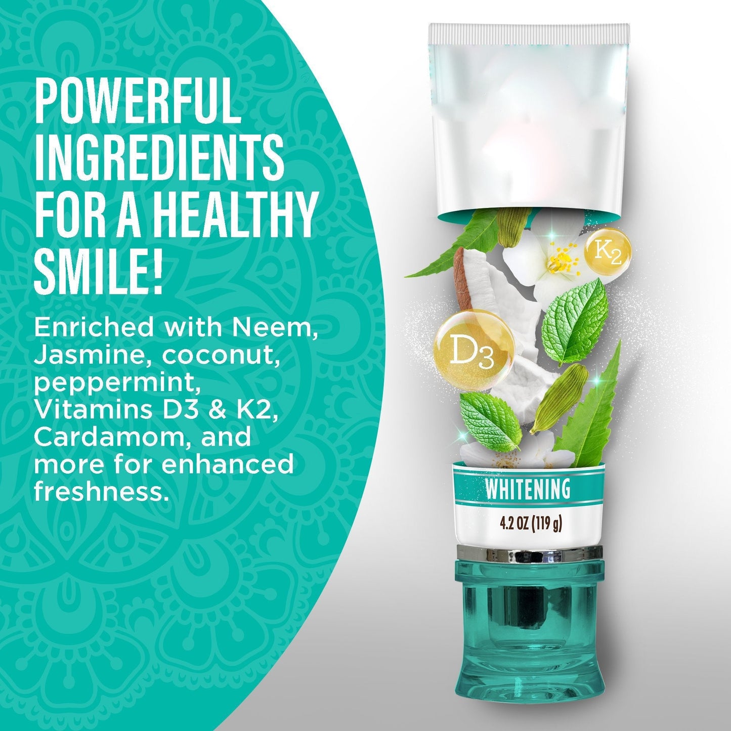 🔥$19.99 ONLY TODAY!!🎁Clearance Sale - Non Fluoride, Hydroxyapatite, Whitening Toothpaste