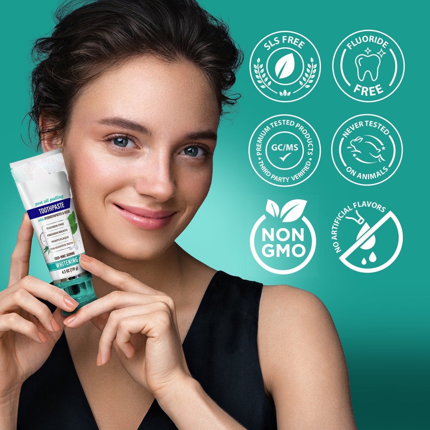 🔥$19.99 ONLY TODAY!!🎁Clearance Sale - Non Fluoride, Hydroxyapatite, Whitening Toothpaste