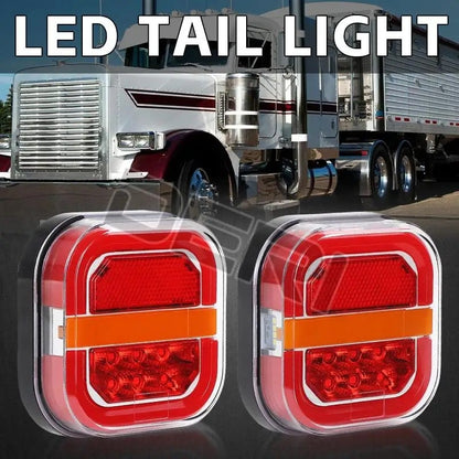 Hot Sale 🎁 49% OFF!! 🔥 Light-guiding Square LED Trailer Taillights