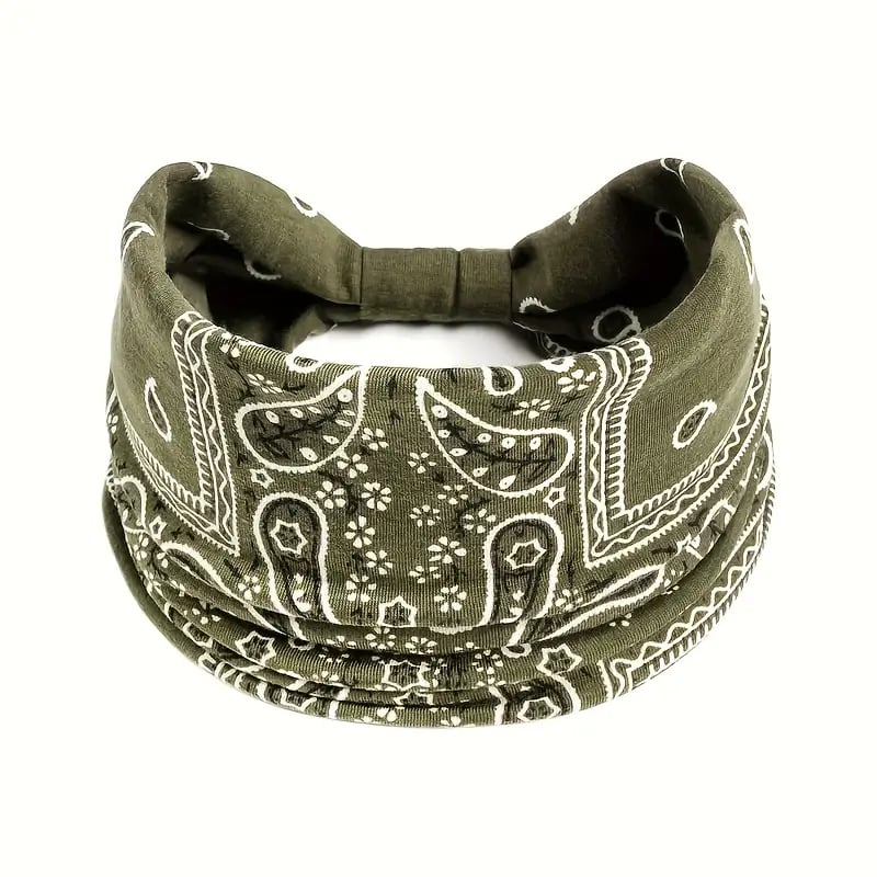 🎁Last Day 🎉Boho Paisley Printed Wide HeadBand